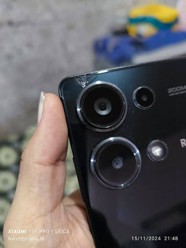 Redmi Note 13 pro 12/512 back halki si brake 6