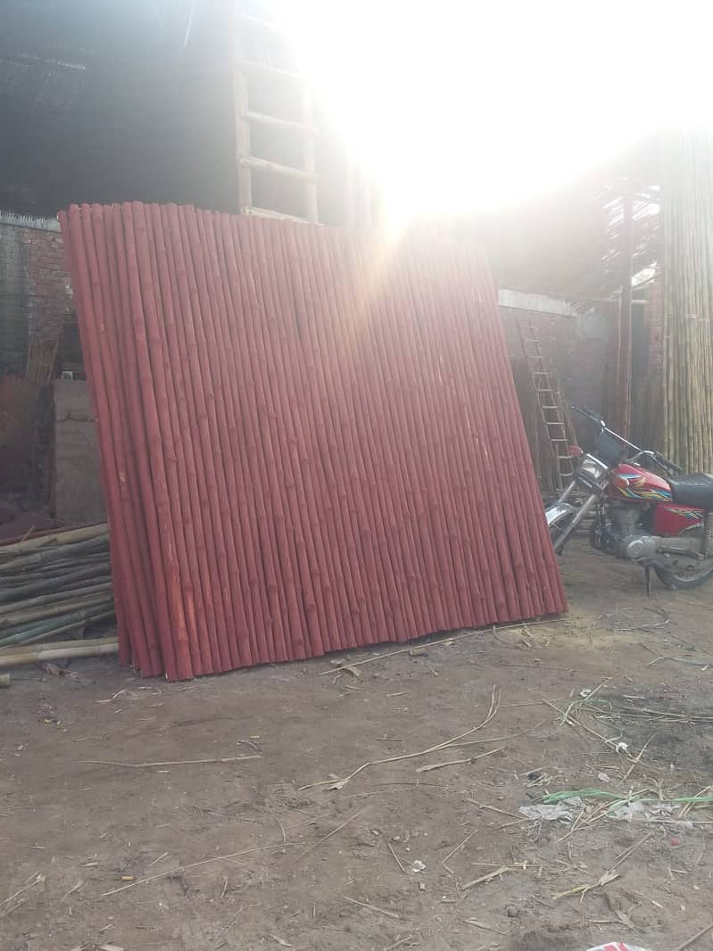 Bamboo Wall/animal shelter Homes/Jafri walls/Jafri Shade/Bamboo Huts 1