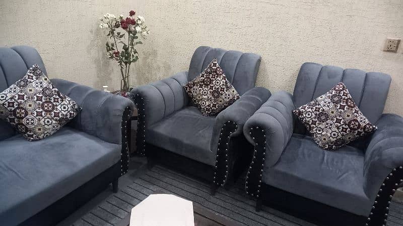 5 seater sofa set sheesham wood 1