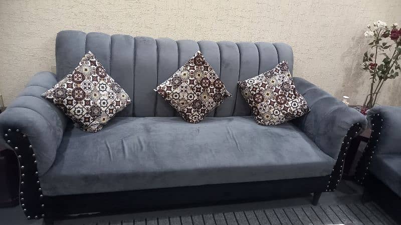 5 seater sofa set sheesham wood 2