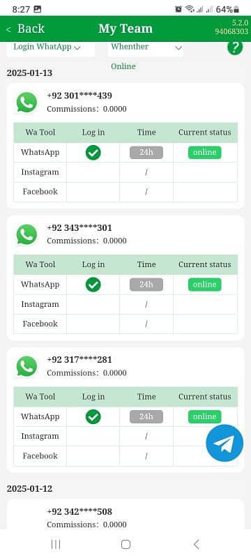 whatsapp work online without inverstment 0