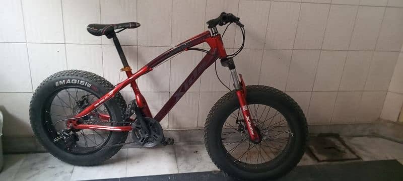 fad bike small size red color 10/9 condition 7