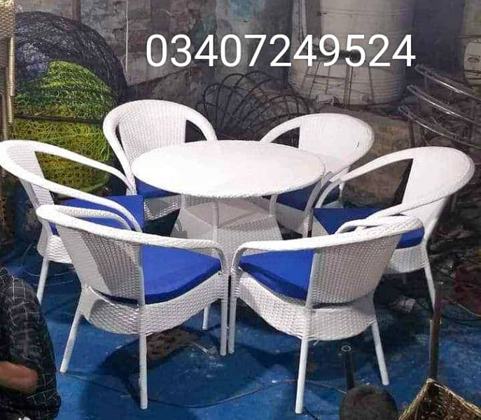 Garden chairs/rattan sofa sets/dining tables/UPVC outdoor furniture 5