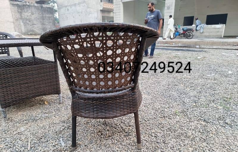 Garden chairs/rattan sofa sets/dining tables/UPVC outdoor furniture 6