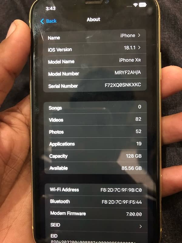 NON PTA ALL OK 10 by 10 condition 128gb 2