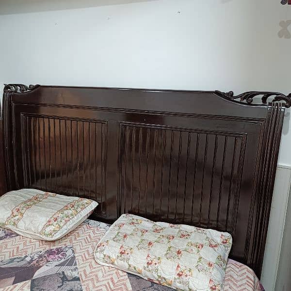 pure wooden sheesham bed 5