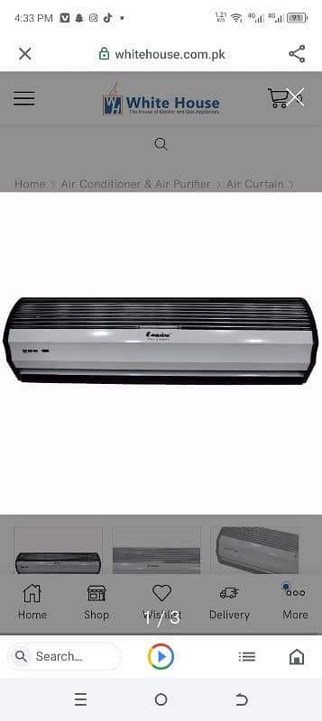 Esquire 1212 TY/5G 4-Feet Air Curtain 0