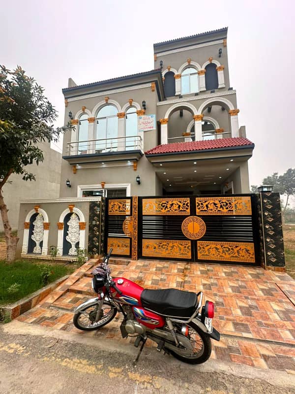 5-Marla Brand New Double Storey Modern Design House A + Construction Hot Location For Sale In New Lahore City Near To Bahria Town Lahore LDA Approved Society 0