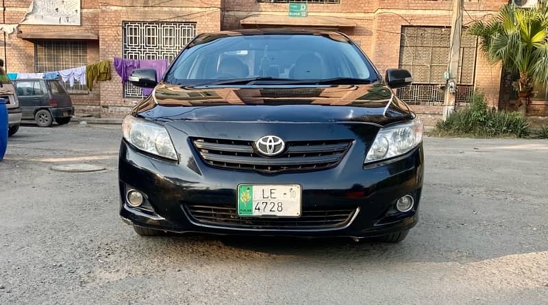 Toyota Corolla XLi Automatic 2010 Original documents Biometric on spot 1