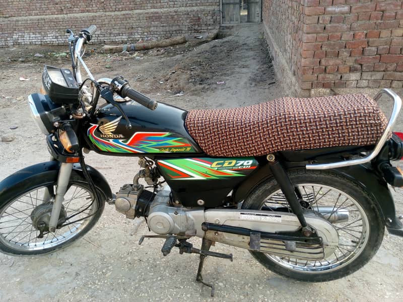 Honda CD bike model 21 sukkur number with smart card 2