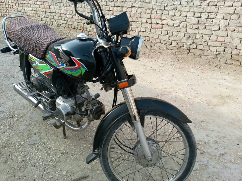 Honda CD bike model 21 sukkur number with smart card 4