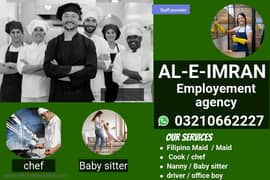 Maids / House Maid/ cook/house chef/Baby Sitter/ patien care availabl