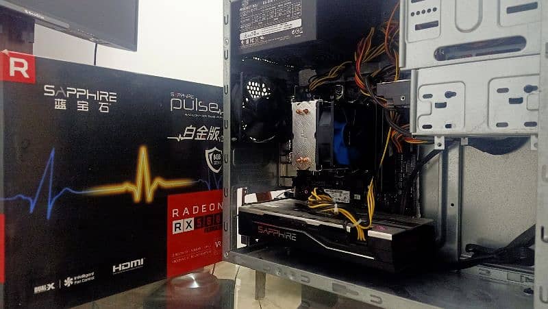 Gaming PC with Ryzen 5 3600 and Rx 580 for sale 0