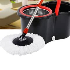 Rotating Head Easy Magic Microfiber Spinning Floor Mop