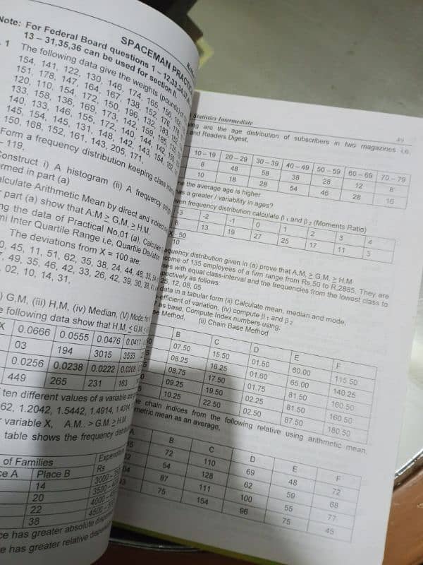 Rahber Practical Notebook Statistics for Intermediate 3