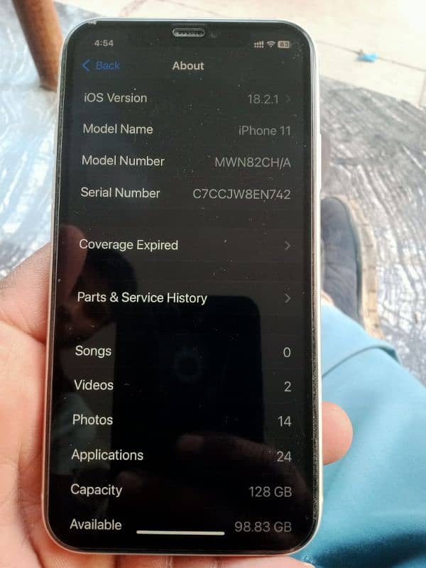 iPhone 11 128gb dual sim PTA approved 2