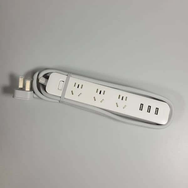 Xiaomi Mi Power Strip 3 Plug dengan 3 USB Port 2A - (ORIGINAL) - White 4