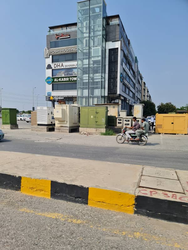 one kanal permanent commercial(life time paid) facing park and double road ideal approach plot for sale 4