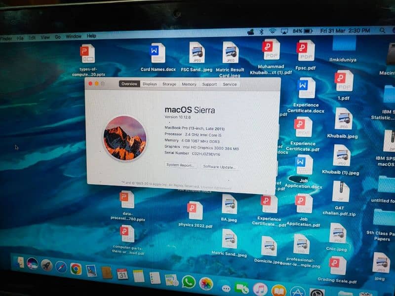 Macbook Pro 2011 Late 1