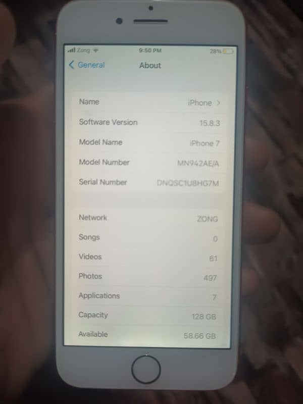 urgent sale iPhone 7 PTA approved 7