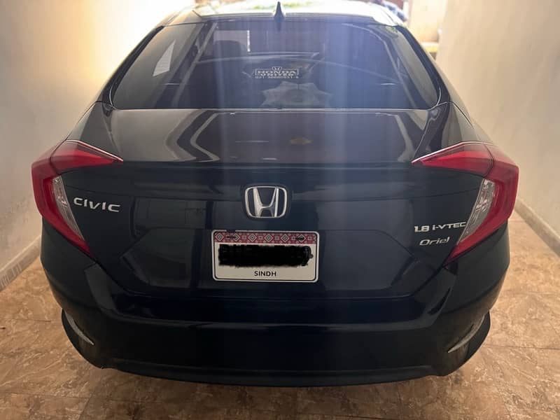 Honda Civic 2021 Black UG Top of the Line 8500 km  Driven Like New 1