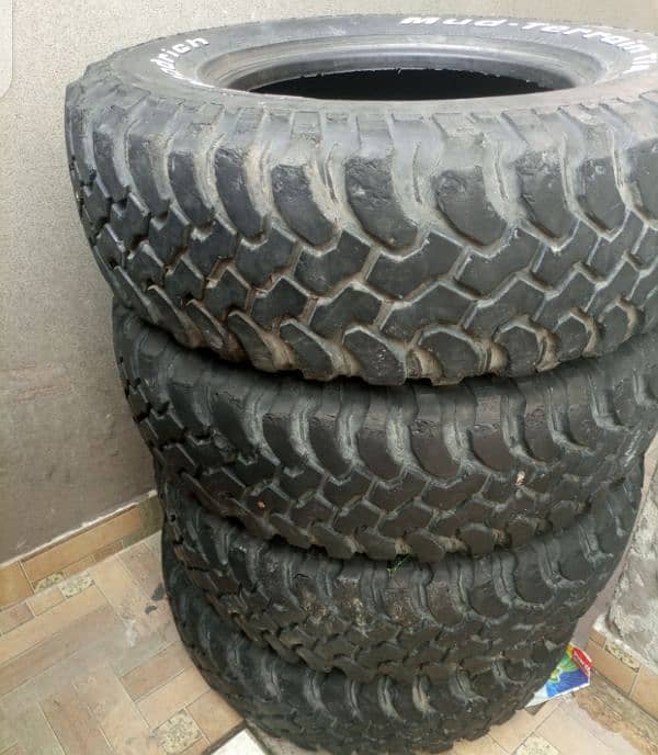 BF Goodrich mudterran T/A tyres 245/75r 16 for sale 1