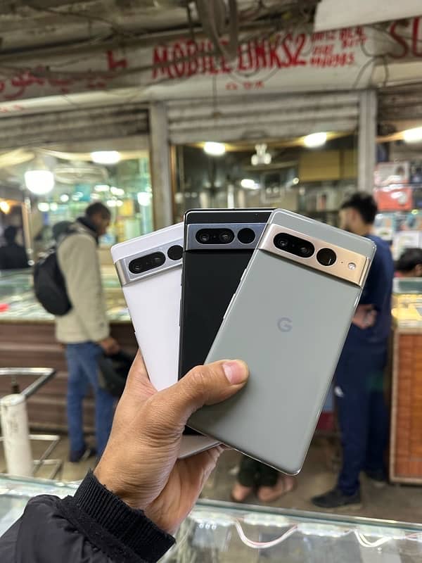 google pixel 7pro 12/128 duel sim pta Aproved 0