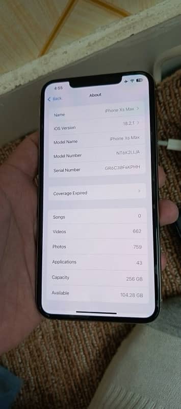 Iphone Xs Max 256 gb non pta (not jv) 5