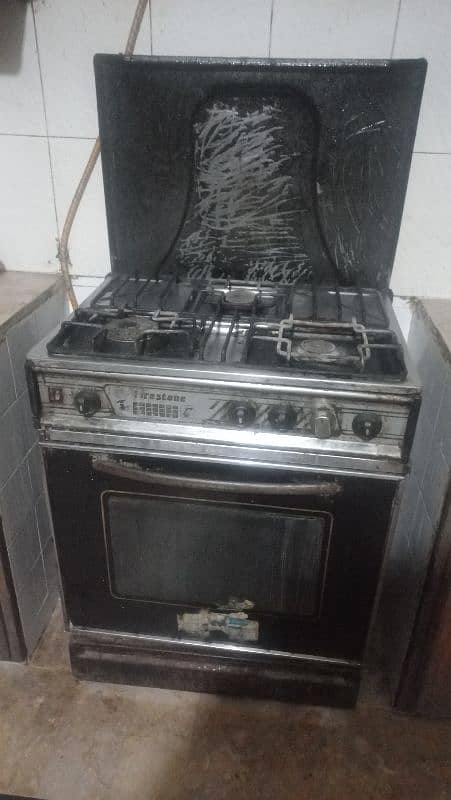 firestone 3 burns cooking range. . 1