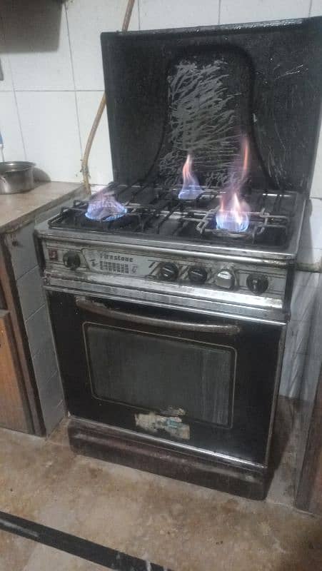 firestone 3 burns cooking range. . 12