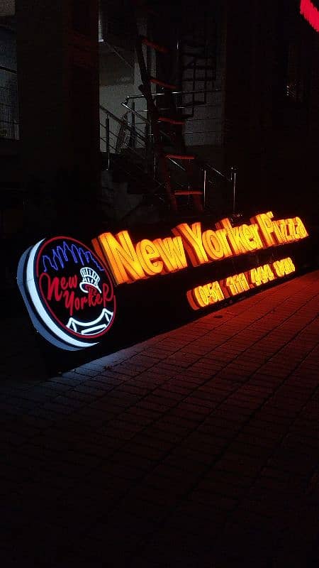 LED display board, advertising screen, 3D sign board, Neon 3D letters 6