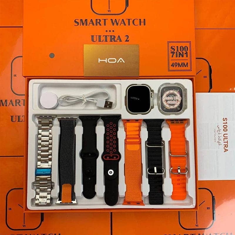 S100 7 in 1 smartwatch, premium quality display, free cash on delivery 3