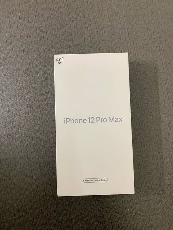 12 Pro Max Gold 128gb Non PTA new not even open yet 0