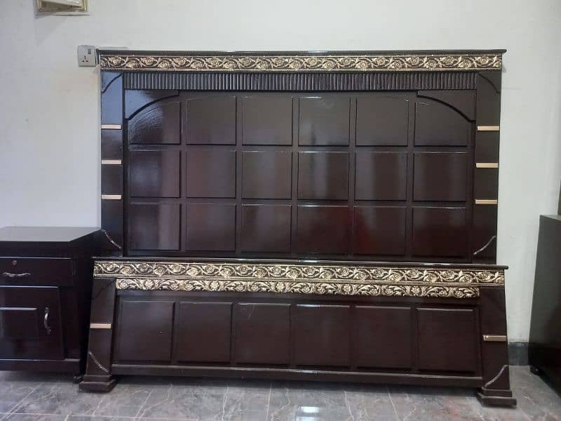 king size bed two side tables ky sth 3