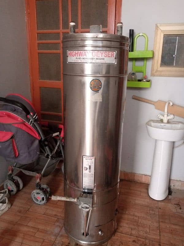 stainless steel gyser 1