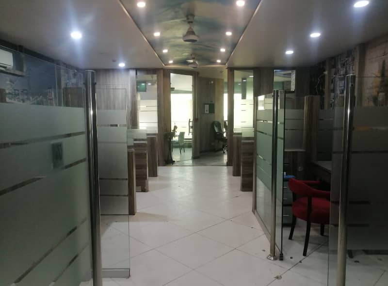 8 Marla First Floor Office Fully Furnished for Rent in DHA Lahore Phase 3 Y Block 4