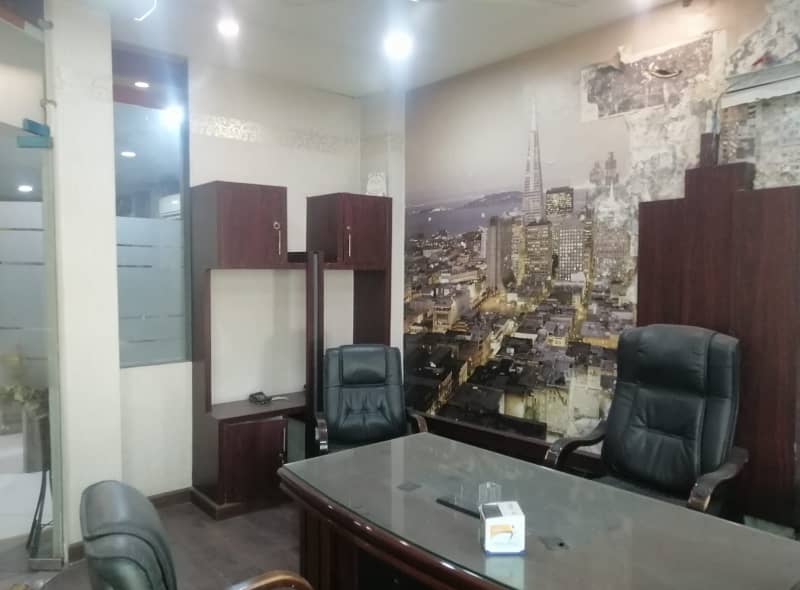 8 Marla First Floor Office Fully Furnished for Rent in DHA Lahore Phase 3 Y Block 6