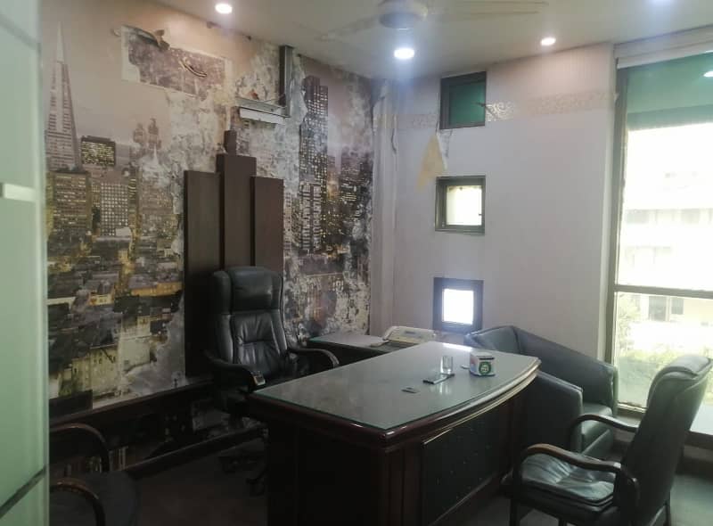 8 Marla First Floor Office Fully Furnished for Rent in DHA Lahore Phase 3 Y Block 7