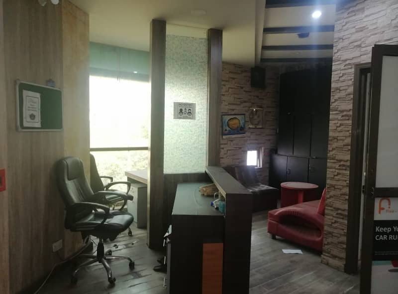 8 Marla First Floor Office Fully Furnished for Rent in DHA Lahore Phase 3 Y Block 10