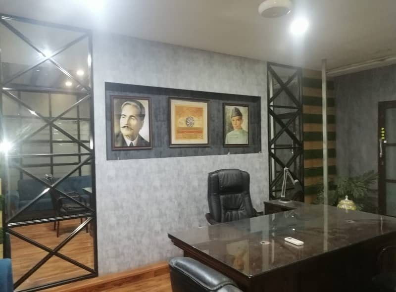 8 Marla First Floor Office Fully Furnished for Rent in DHA Lahore Phase 3 Y Block 13