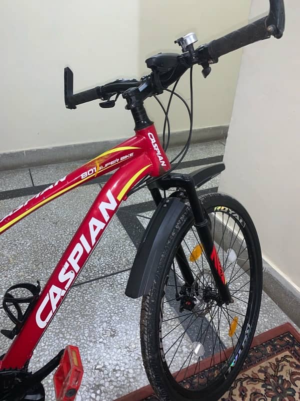 red colour caspian 26 inch Bicycle Mountain Cycle imported 3