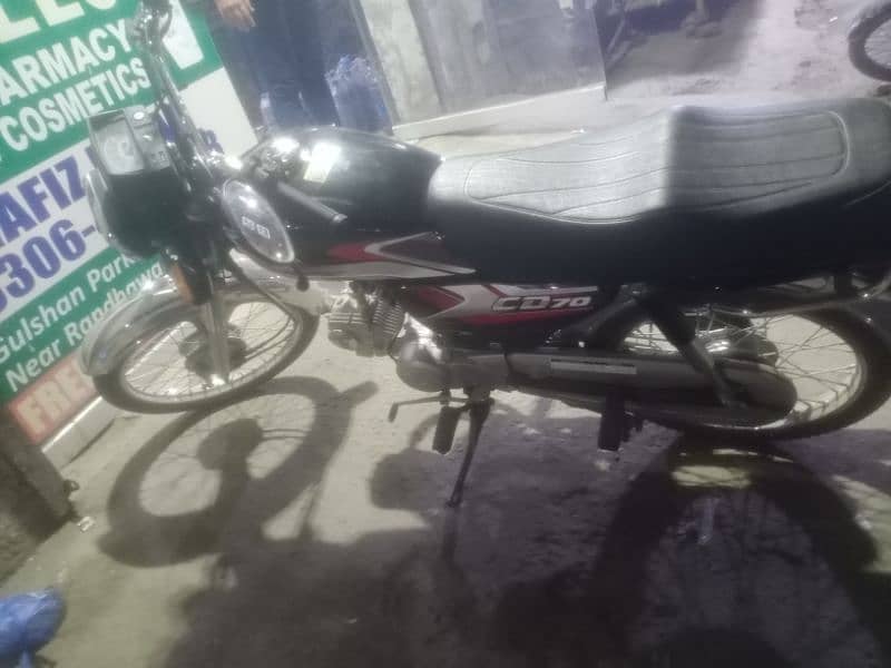 Honda CD 70cc Black Brand New just slightly used 2