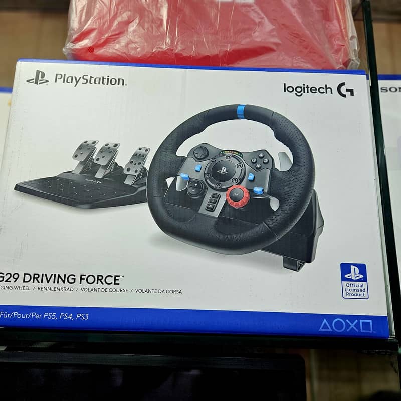 Logitech G29 racing wheel new pack. . . Stock Available 0