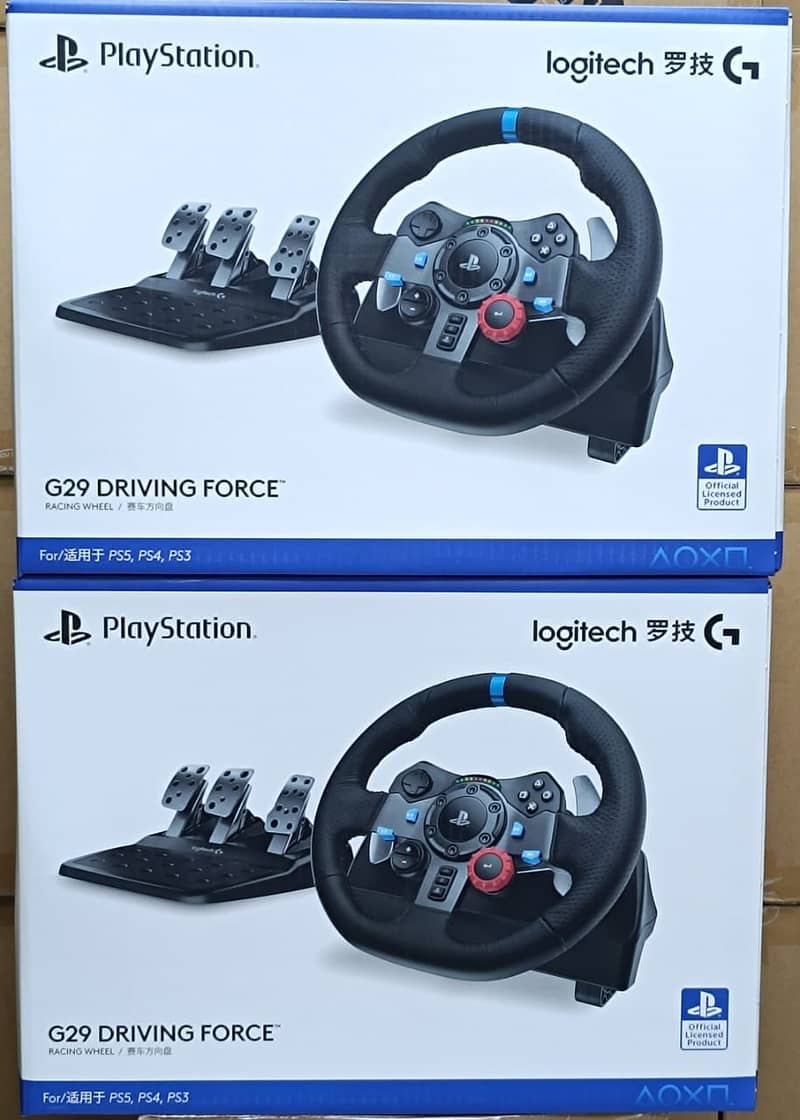 Logitech G29 racing wheel new pack. . . Stock Available 18