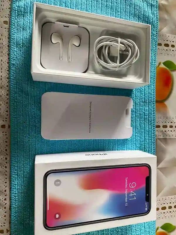 iPhone x 256 GB my WhatsApp number 03411594804 0