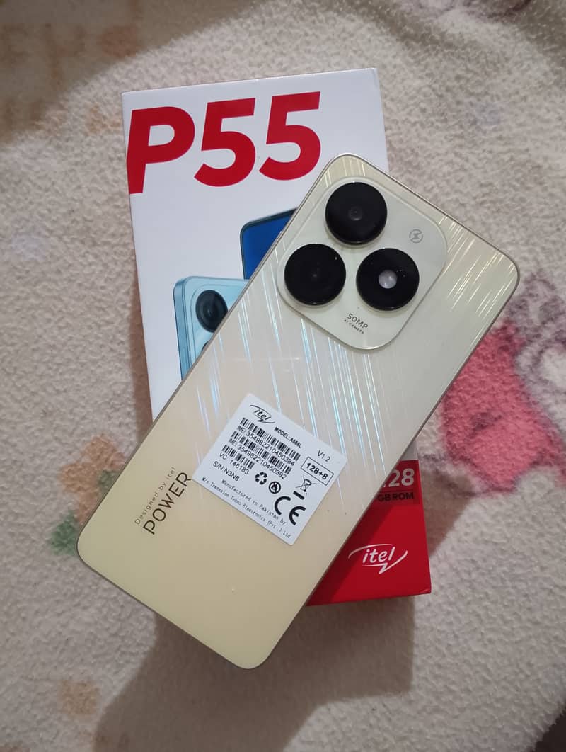 itel P55 24Gb, 128Gb. . . open box 1