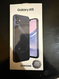 samsung A15 brand new just box open 256 GB