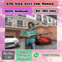 Gta vice city mobile game