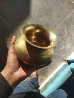 "Vintage Brass Water Set