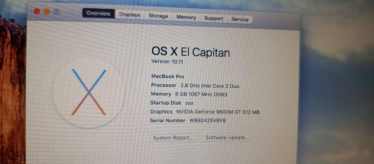 Macbook Pro Core 2 Duo 8